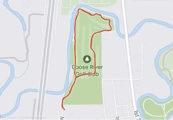 Snowshoe trail map